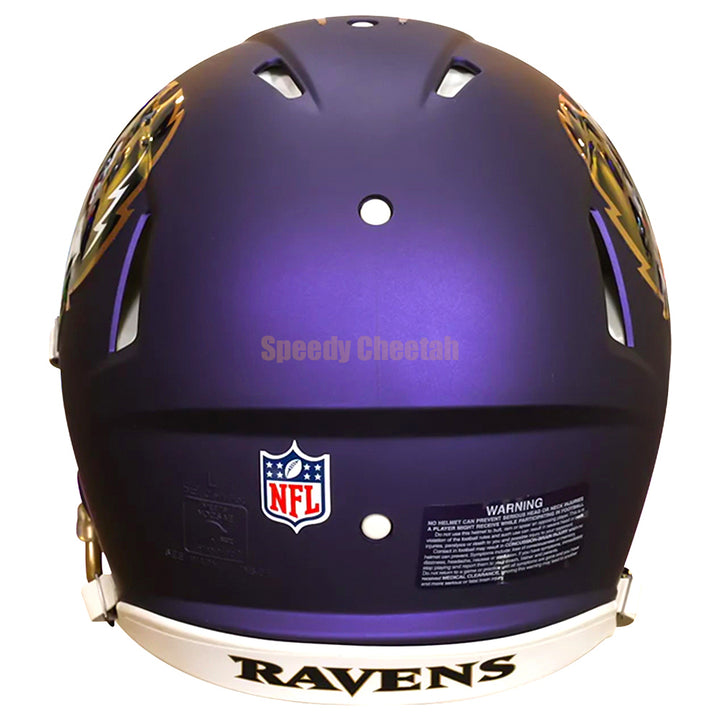 Baltimore Ravens Riddell Speed Authentic Helmet - Purple Alternate 2024