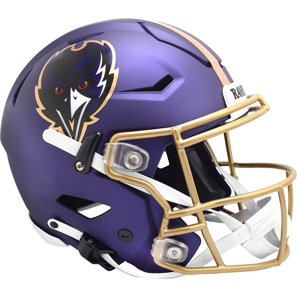 Baltimore Ravens 2024 On Field Alternate Riddell NFL Authentic SpeedFlex Full Size Helmet