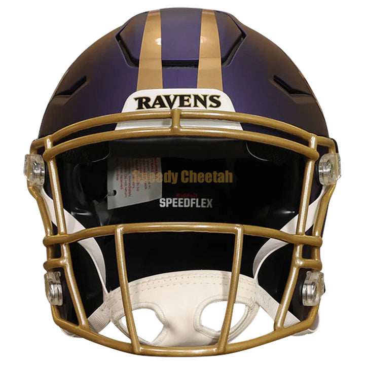 Baltimore Ravens Riddell SpeedFlex Authentic Helmet - Purple Alternate 2024