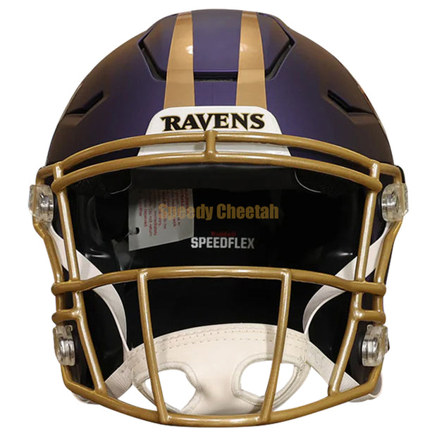 Baltimore Ravens Riddell SpeedFlex Authentic Helmet - Purple Alternate 2024