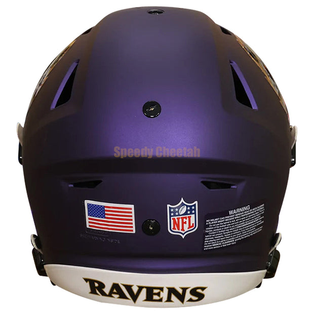 Baltimore Ravens Riddell SpeedFlex Authentic Helmet - Purple Alternate 2024