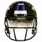 Baltimore Ravens Riddell Speed Replica Helmet Front View
