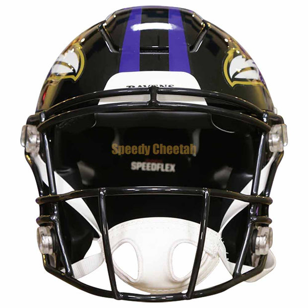 Baltimore Ravens SpeedFlex Authentic Helmet Front View