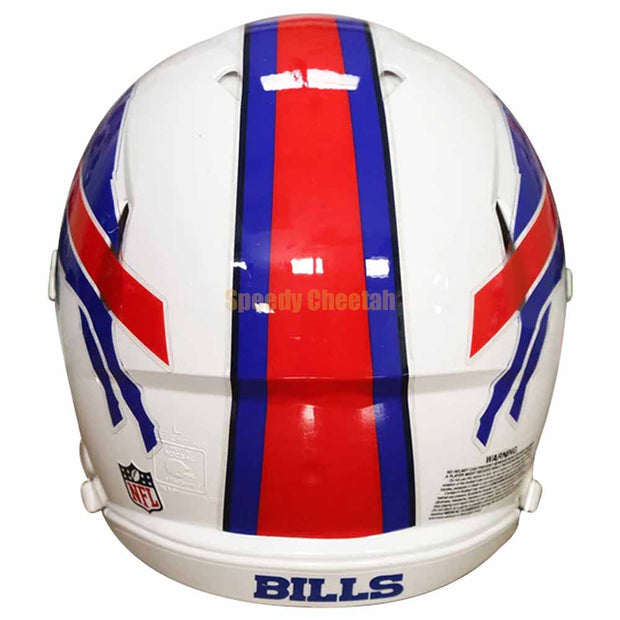 Buffalo Bills Riddell Speed Authentic Helmet Back View