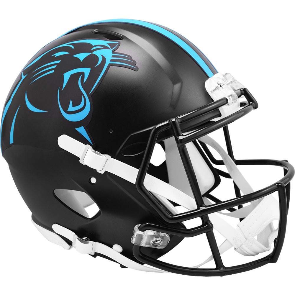 Carolina Panthers Riddell Speed Authentic Helmet - Black Alternate