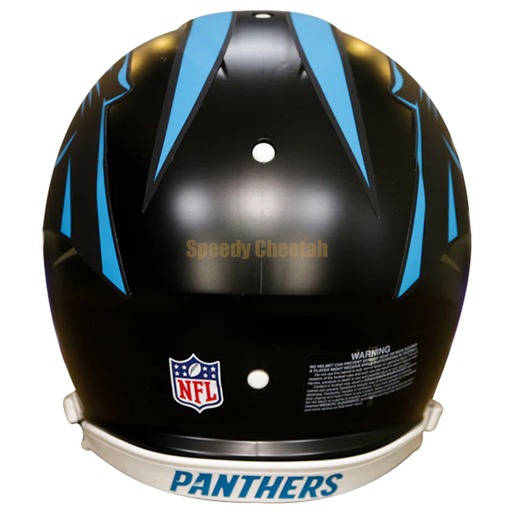 Carolina Panthers Helmet Riddell Authentic Full Size Speed Style On-Field Alternate