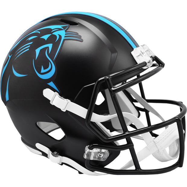 Carolina Panthers Riddell Speed Replica Helmet - Black Alternate 2022