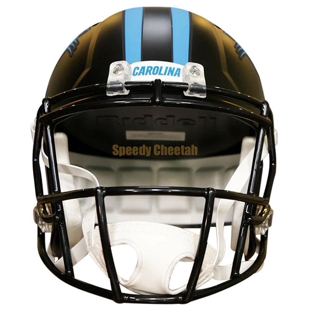 Carolina Panthers Riddell Speed Replica Helmet - Black Alternate 2022