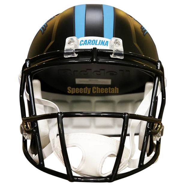 Carolina Panthers Riddell Speed Replica Helmet - Black Alternate 2022