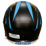 Carolina Panthers Riddell Speed Replica Helmet - Black Alternate 2022