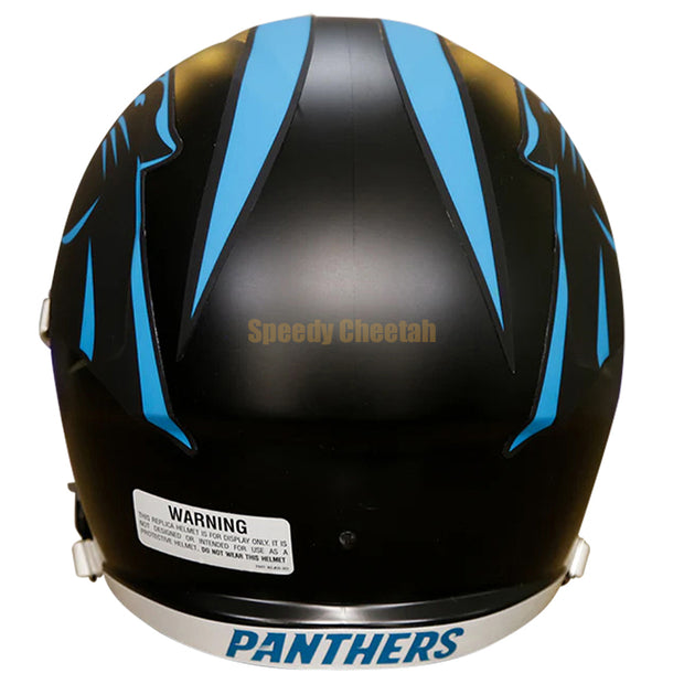 Carolina Panthers Riddell Speed Replica Helmet - Black Alternate 2022