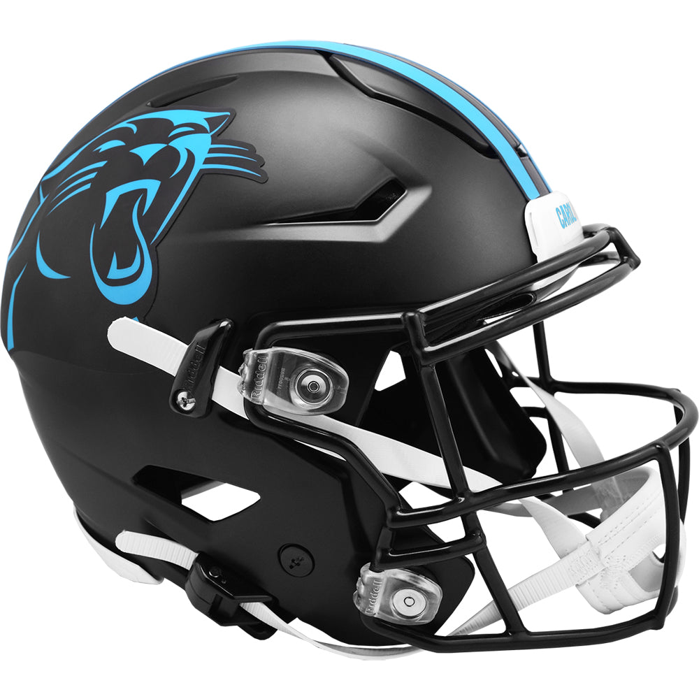 Carolina Panthers Helmet Riddell Authentic Full Size SpeedFlex Style On-Field Alternate