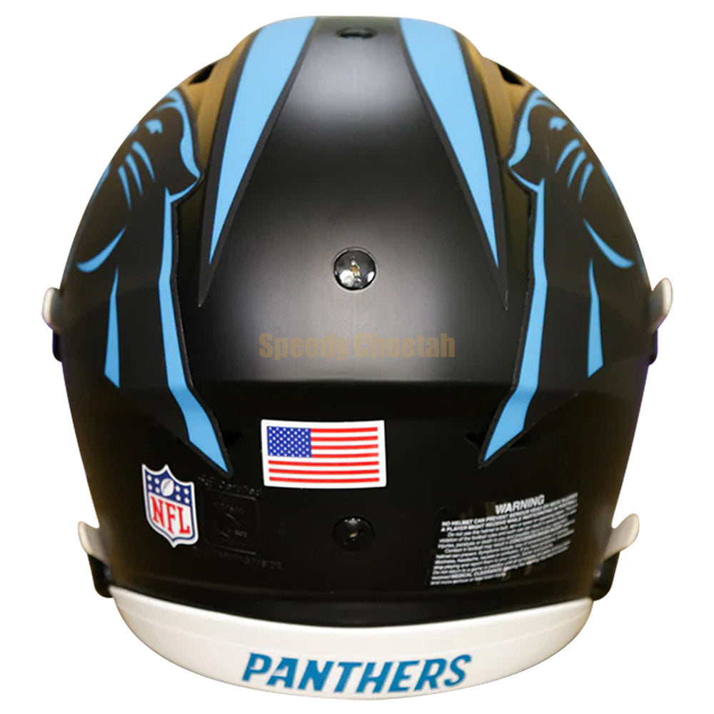 Carolina Panthers Riddell SpeedFlex Authentic Helmet - Black Alternate 2022