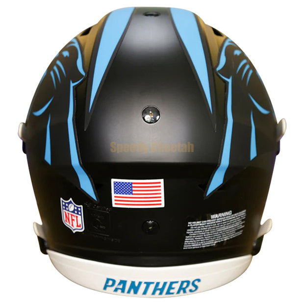 Carolina Panthers Riddell SpeedFlex Authentic Helmet - Black Alternate 2022
