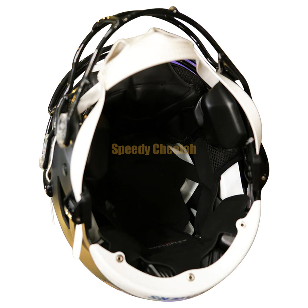 Carolina Panthers Riddell SpeedFlex Authentic Helmet - Black Alternate 2022