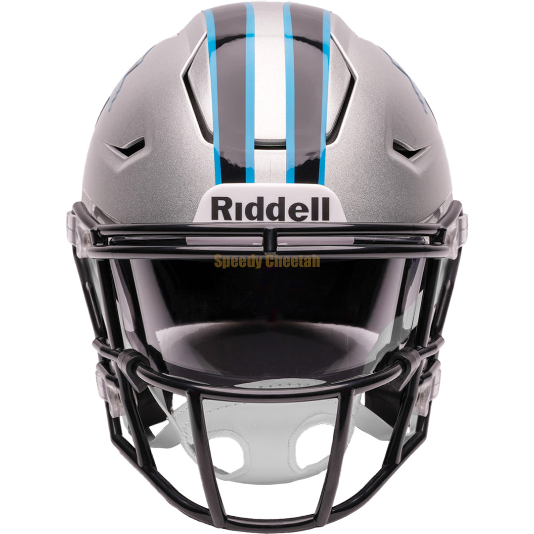 dillon panthers football helmet Carolina Panthers Riddell SpeedFlex Mid-Size MIDI Helmet – The Speedy Cheetah