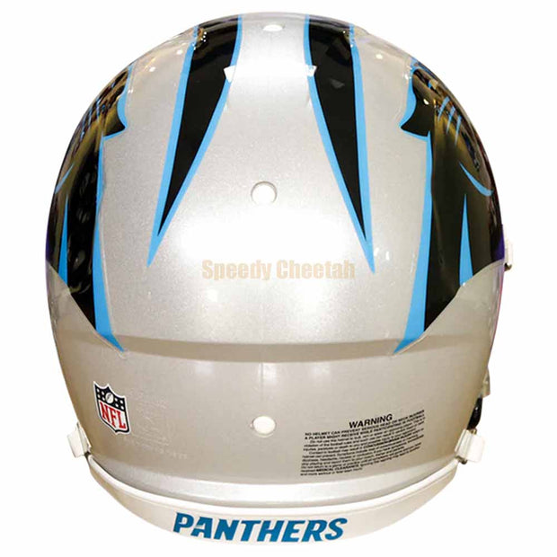 Carolina Panthers Riddell Speed Authentic Helmet Back View