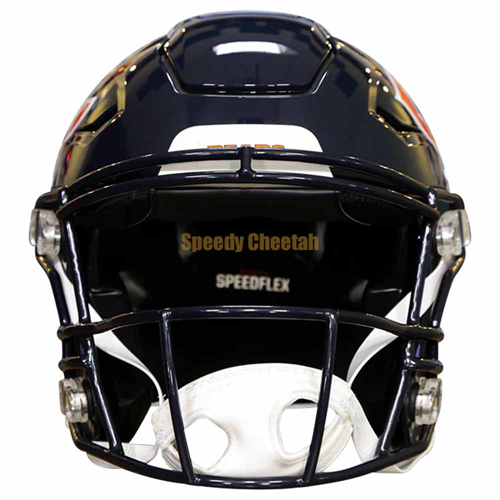 big football helmets chicago Chicago Bears Riddell SpeedFlex Authentic Helmet – The Speedy Cheetah