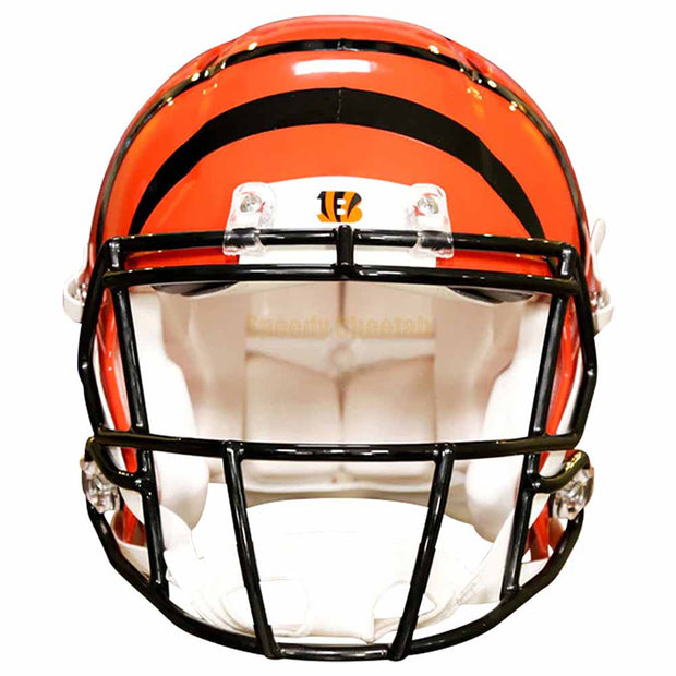 Cincinnati Bengals Riddell Speed Authentic Helmet Front View