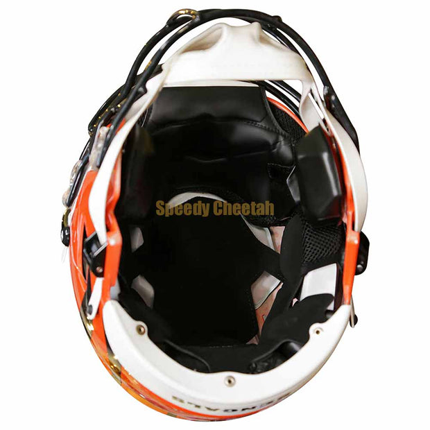 Cincinnati Bengals Riddell SpeedFlex Authentic Helmet Inside View