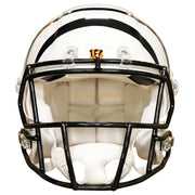 Cincinnati Bengals Riddell Speed Authentic Helmet - White Alternate Front View