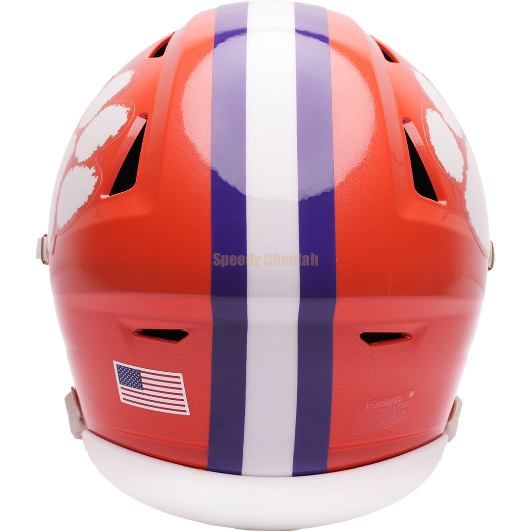 Clemson Tigers Riddell SpeedFlex Mid-Size MIDI Helmet