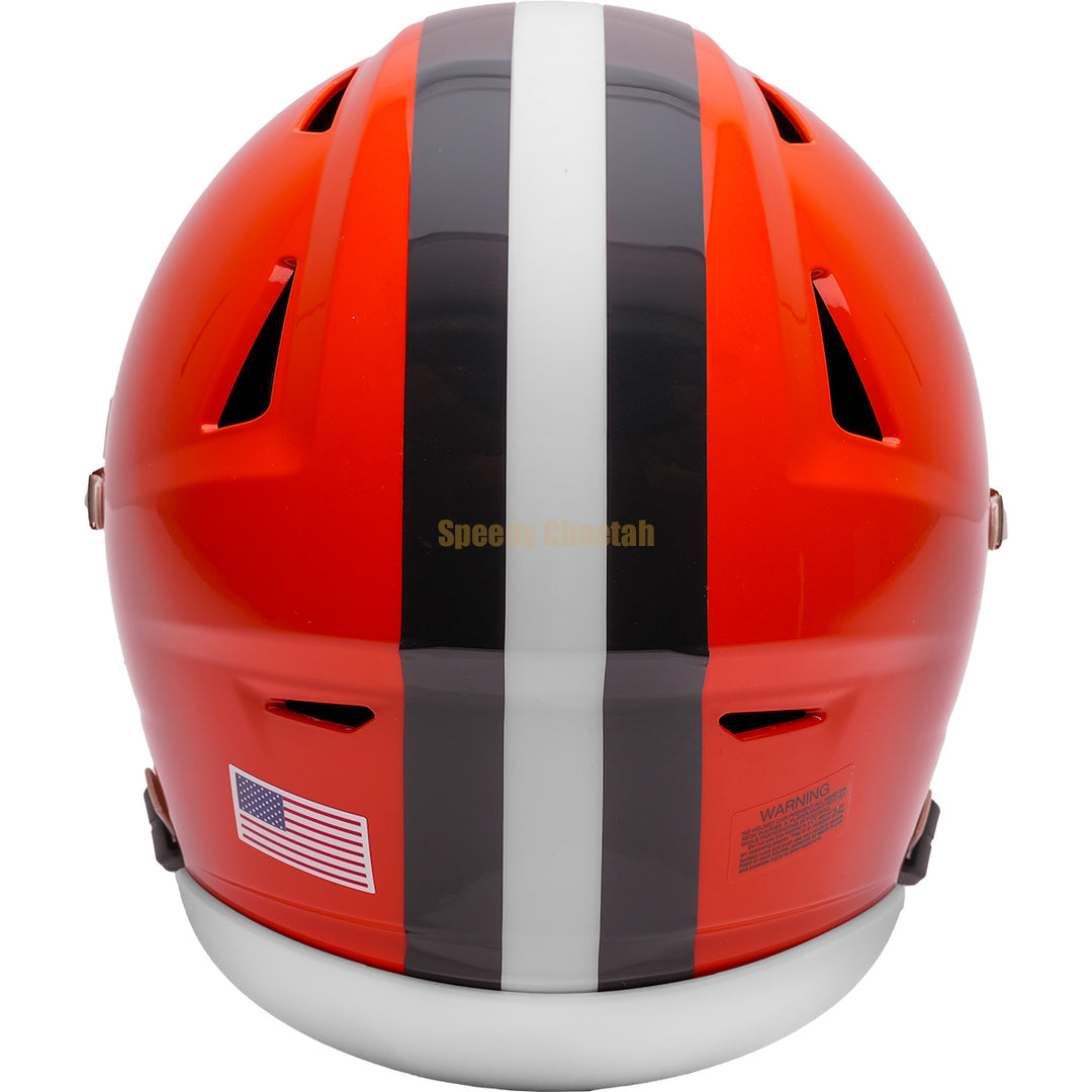 Cleveland Browns Riddell SpeedFlex Mid-Size MIDI Helmet – The Speedy Cheetah