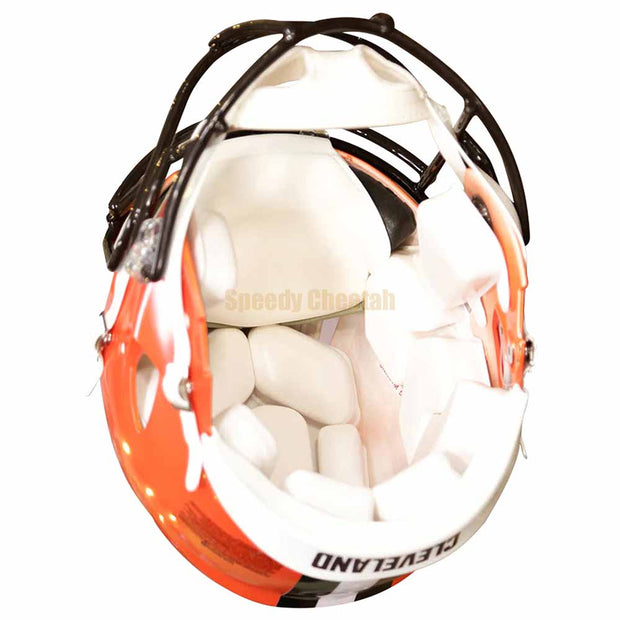 Cleveland Browns Riddell Speed Authentic Helmet Inside View