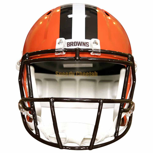Cleveland Browns Riddell Speed Replica Helmet Front View