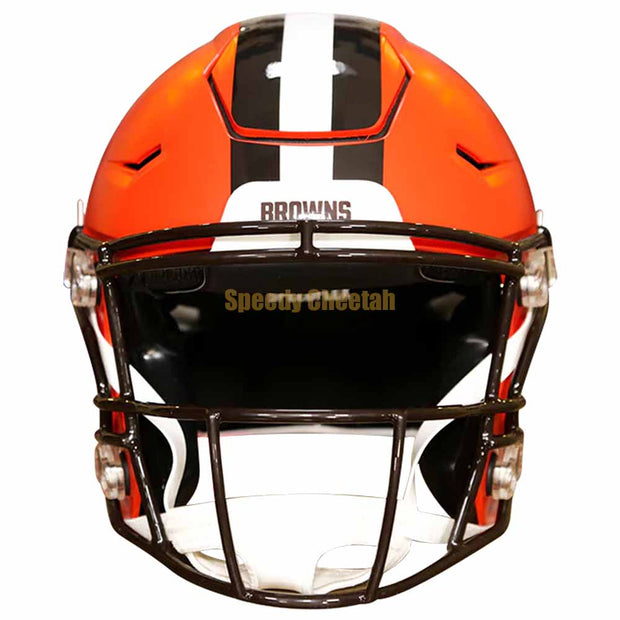 Cleveland Browns Riddell SpeedFlex Authentic Helmet Front View