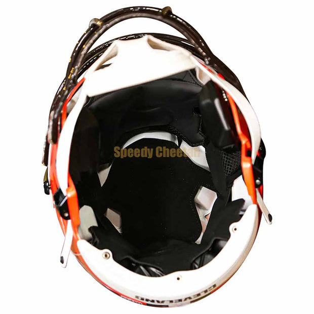 Cleveland Browns Riddell SpeedFlex Authentic Helmet Inside View