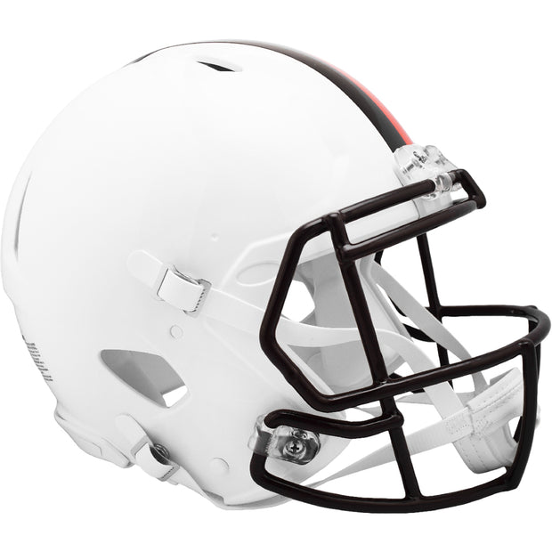 Cleveland Browns Riddell Speed Authentic Helmet - White Alternate