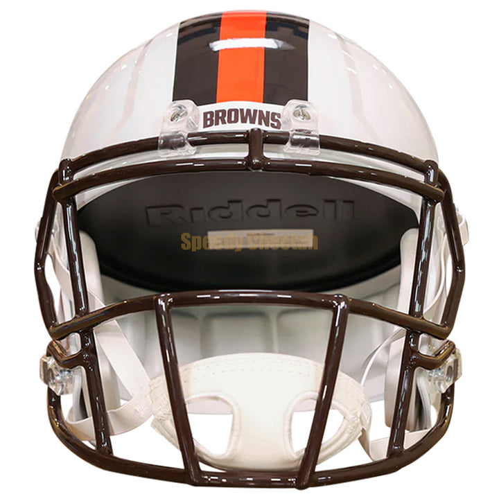 Cleveland Browns Riddell Speed Replica Helmet - White Alternate 2023