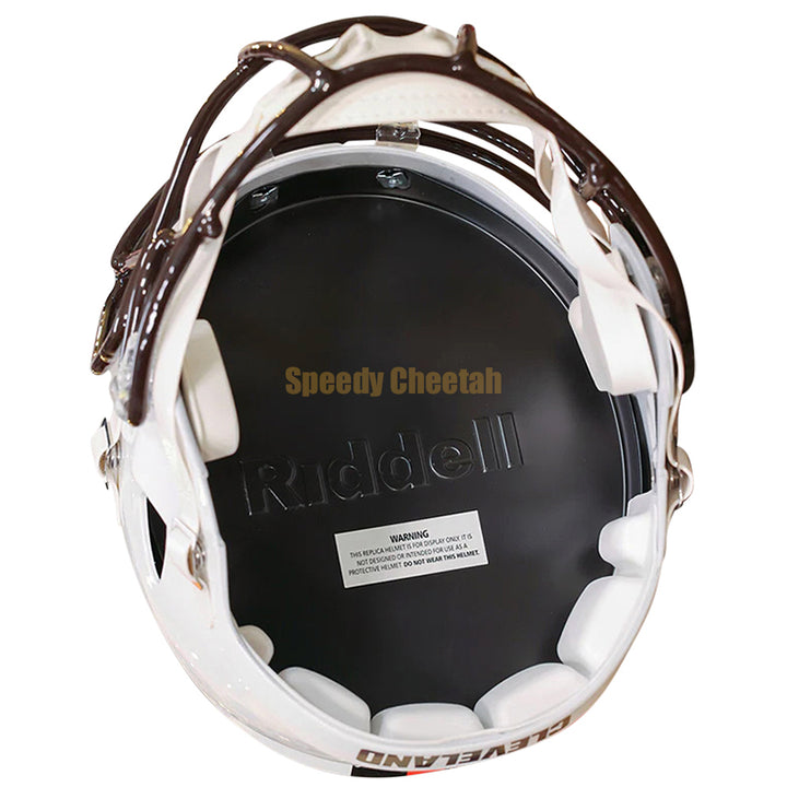 Cleveland Browns Riddell Speed Replica Helmet - White Alternate 2023
