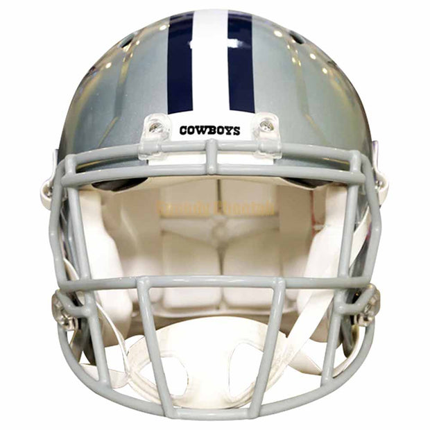 Dallas Cowboys Riddell Speed Authentic Helmet Front View