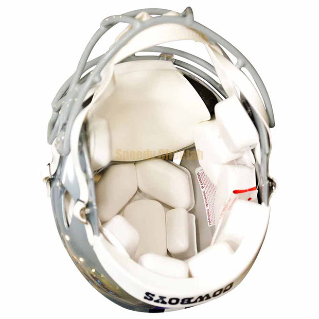 Dallas Cowboys Riddell Speed Authentic Helmet Inside View