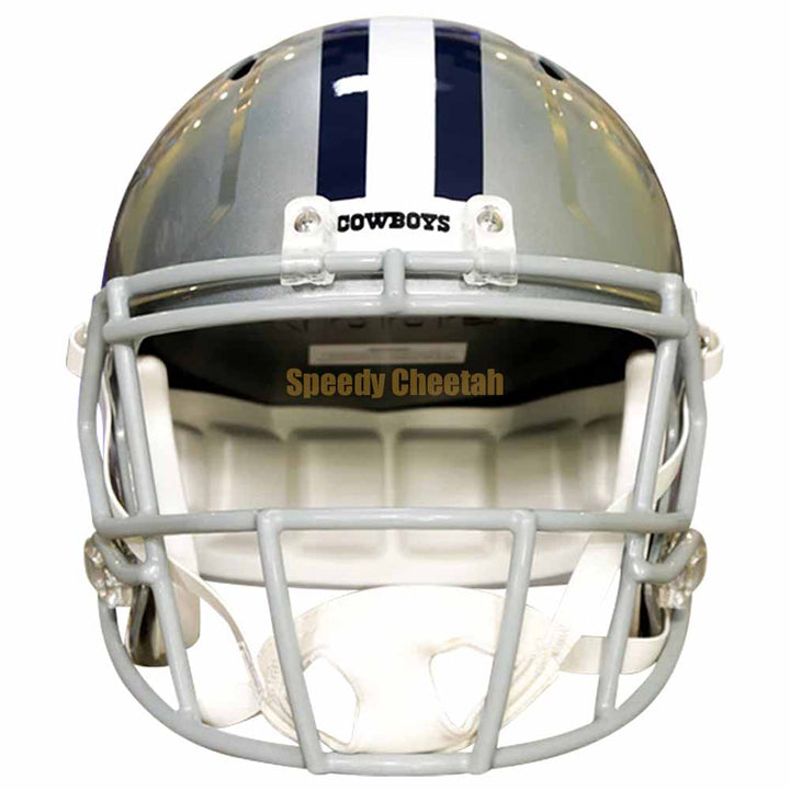 Dallas Cowboys Riddell Speed Replica Helmet Front View