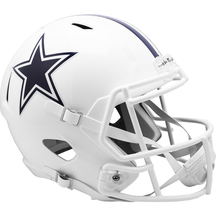 Dallas Cowboys Riddell Speed Replica Helmet - White Alternate 2022