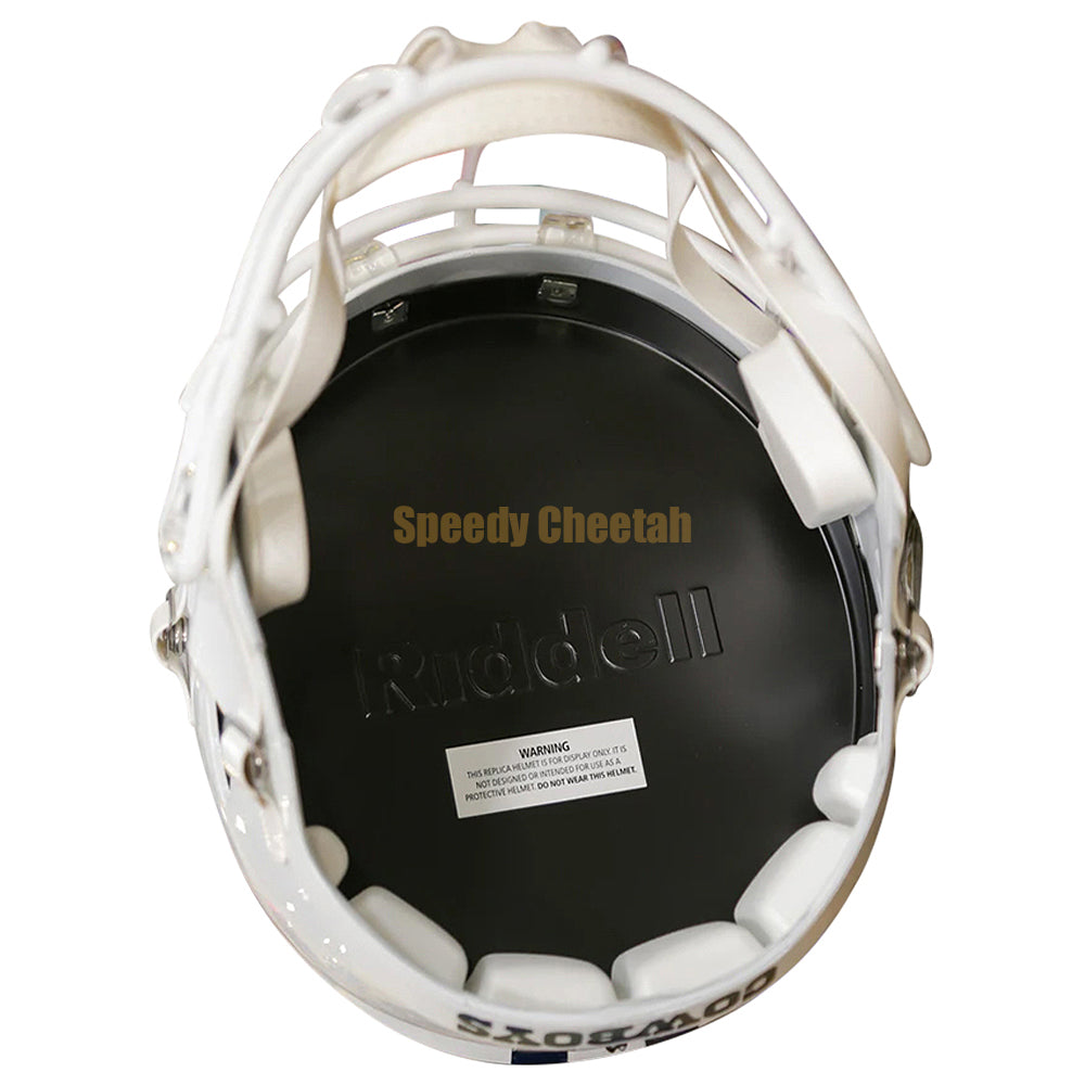Dallas Cowboys Riddell Speed Replica Helmet - White Alternate 2022