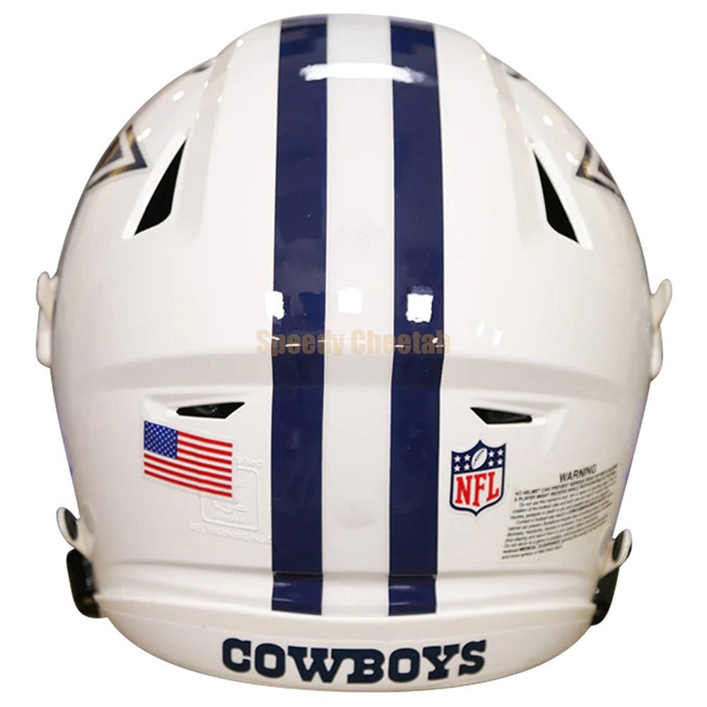 Dallas Cowboys Riddell SpeedFlex Authentic Helmet - White Alternate 2022
