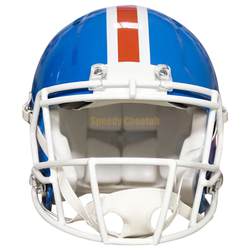 1975 football helmet Cleveland Browns Authentic Speed Throwback 1975-2005 field designs Denver Broncos Authentic Speed Throwback