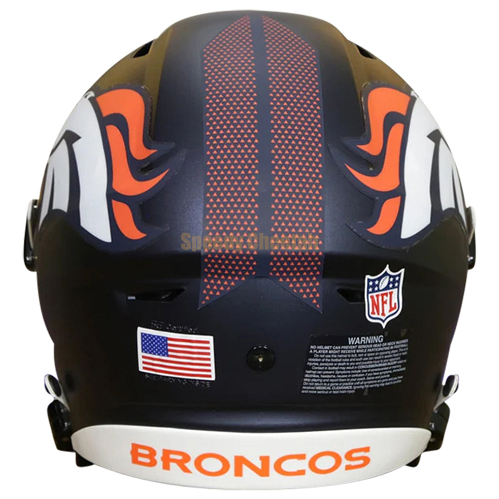broncos speedflex helmet Denver Broncos Riddell SpeedFlex Authentic Helmet – The Speedy Cheetah