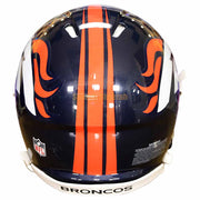 Denver Broncos Riddell Speed Authentic Helmet Back View