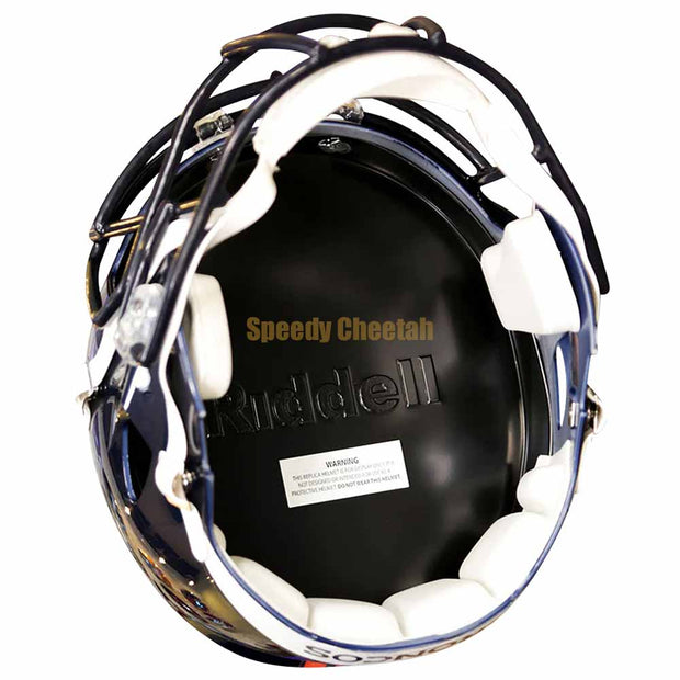 Denver Broncos Riddell Speed Replica Helmet Inside View