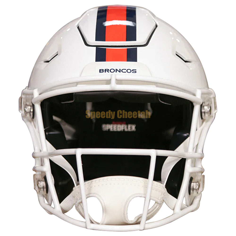 Denver Broncos Riddell SpeedFlex Authentic Helmet - White Alternate 2023