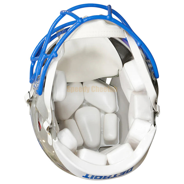 Detroit Lions Riddell Speed Authentic Helmet Inside View