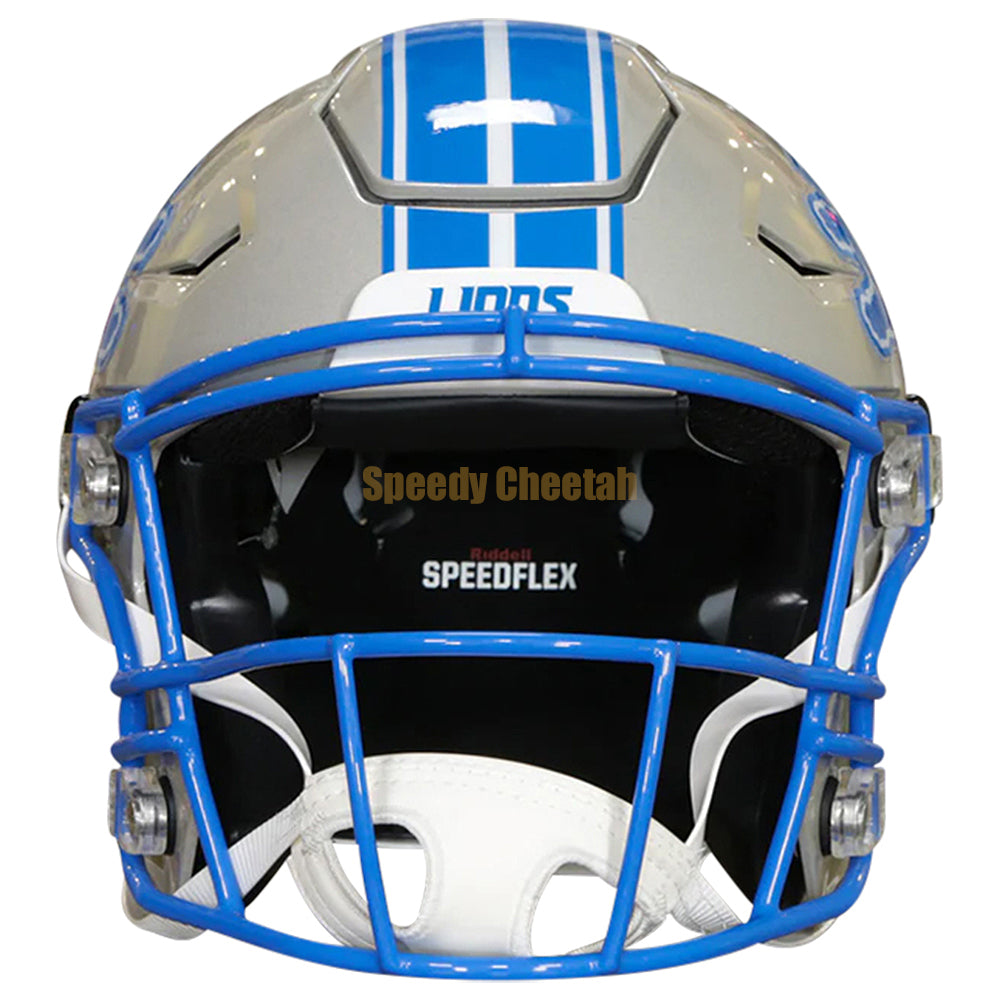 Detroit Lions Helmet Riddell Authentic Full Size SpeedFlex Style 2024