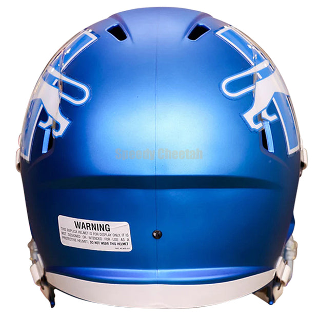 Detroit Lions Riddell Speed Replica Helmet - Blue Alternate 2023