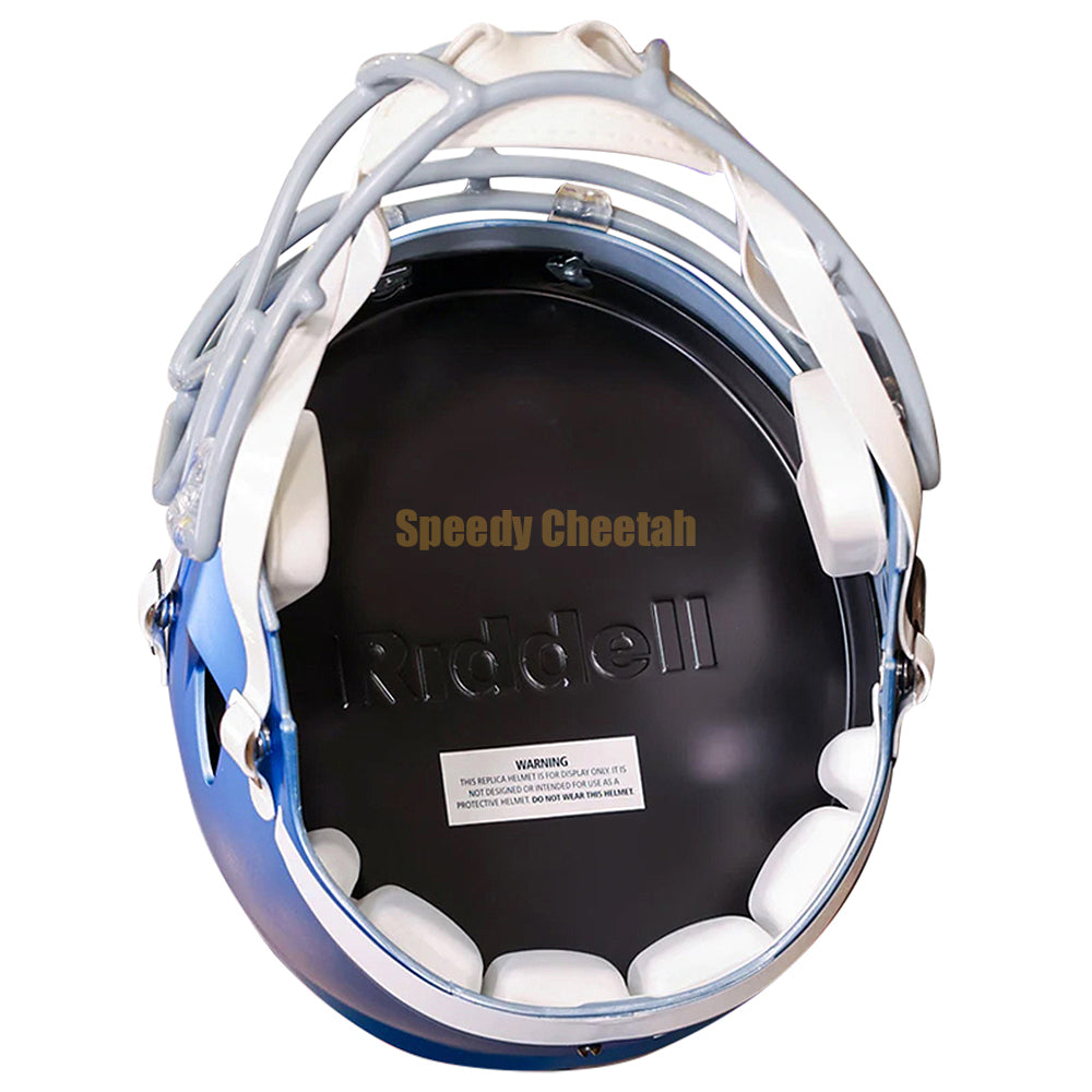 Detroit Lions Riddell Speed Replica Helmet - Blue Alternate 2023
