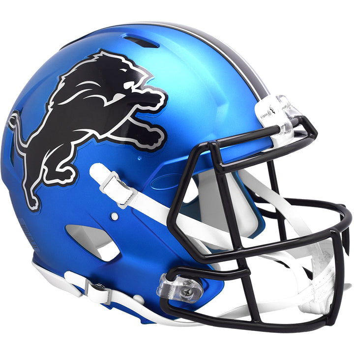 Detroit Lions Riddell Speed Authentic Helmet - Blue Alternate 2024